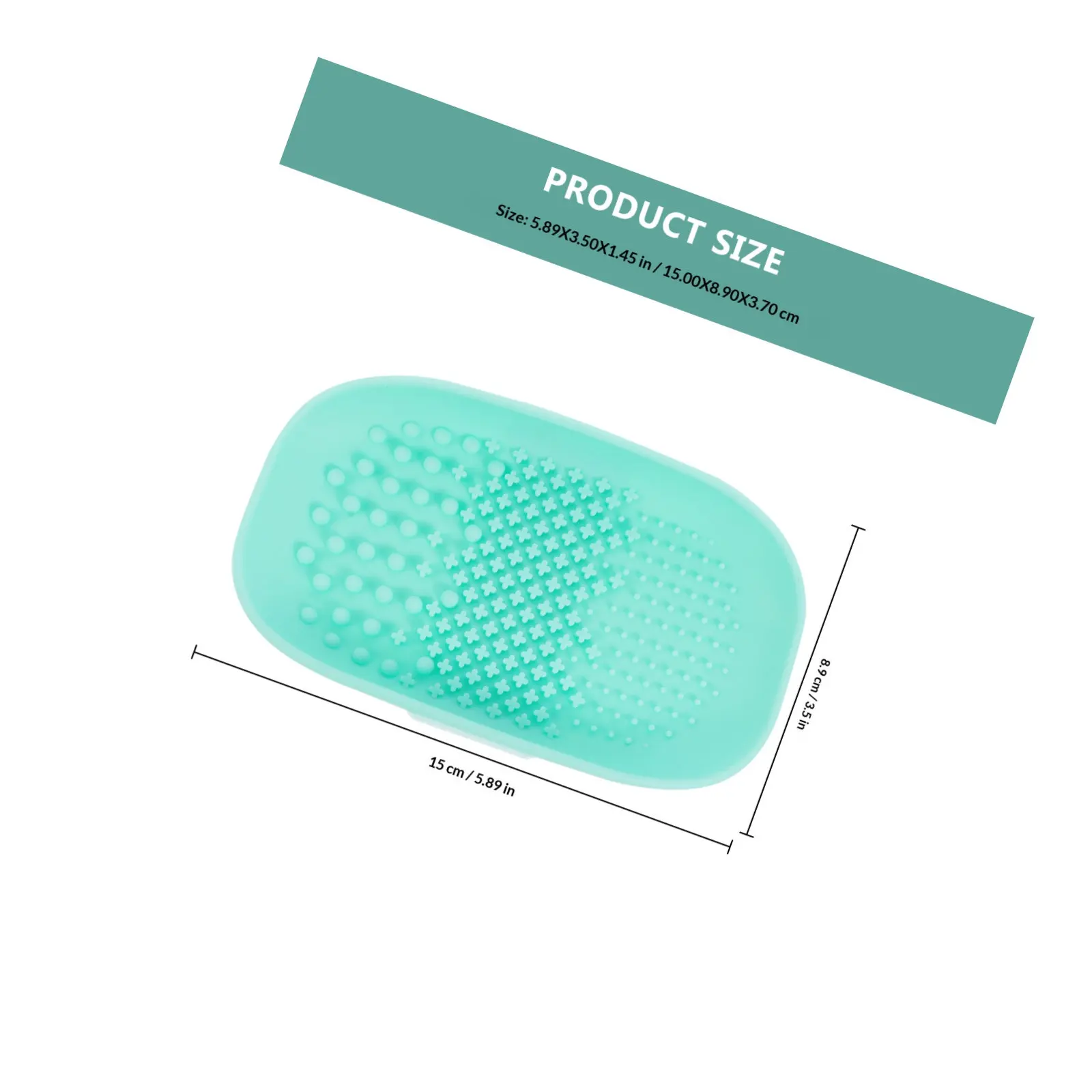 2Pcs Silicone Makeup Brush Scrubber Cleaning Mat Portable Beauty Brush Cleaner Reusable Eco Friendly Non Slip Surface Fast