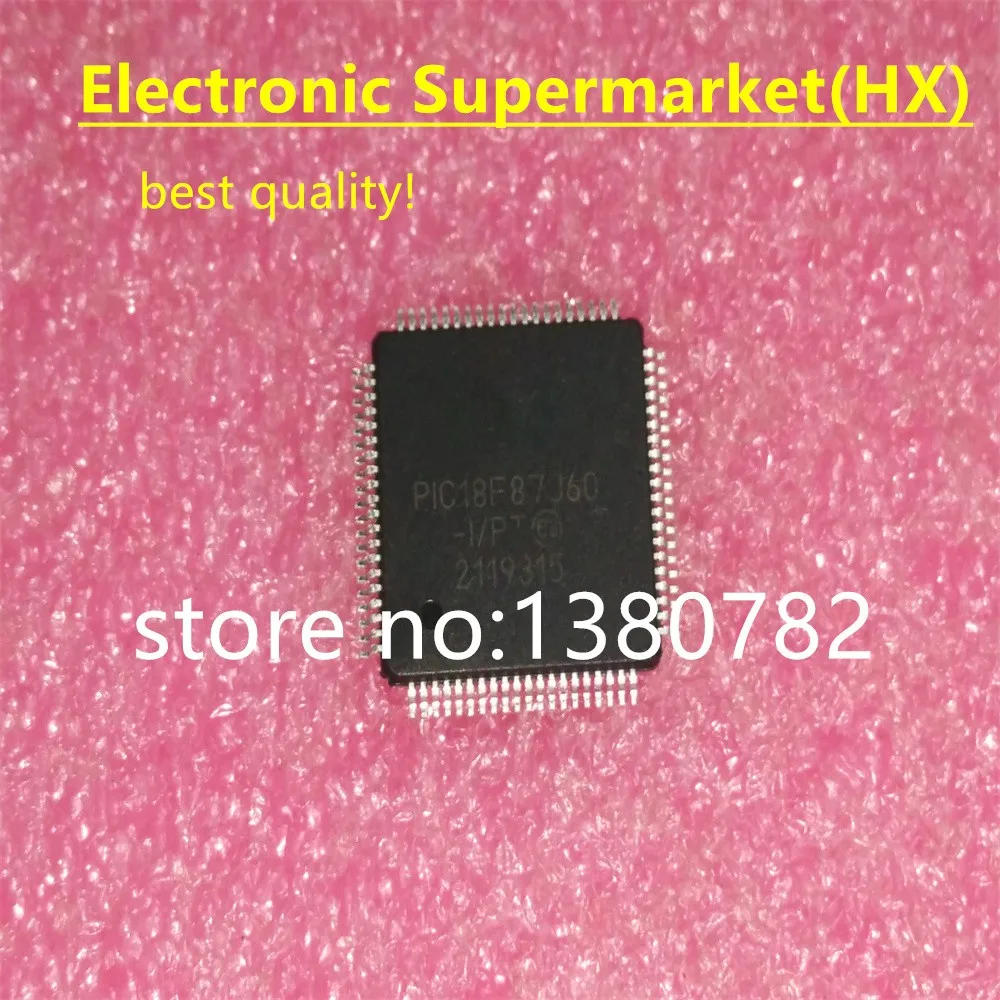 

Бесплатная доставка, 5-20 шт./лот, PIC18F87J60-I/PT PIC18F87J60 QFP-80, микросхемы высшего качества, в наличии!