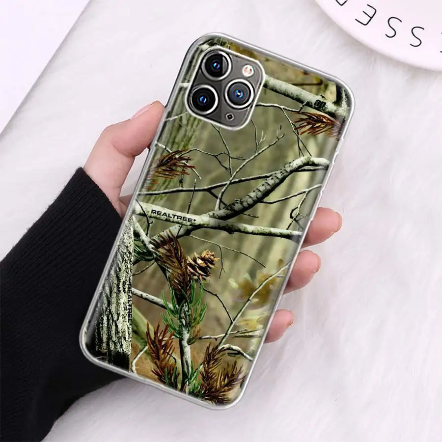 Realtree Real Tree Camo Phone Case For Apple Iphone 12 Mini 14 13 15 Pro Max 11 X XS XR 16 Plus Cover Shell Coque