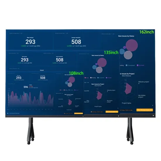 Custom WaterproofCustomized Waterproof Flexible LED ScreenAll In One 108inch 135inch 162inch Mobile Meeting Room Education All I