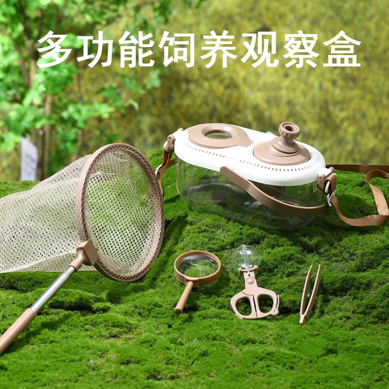 

Children Insect Observation Feeding Box Multifunctional Outdoor Exploration Trap for Elementary Students