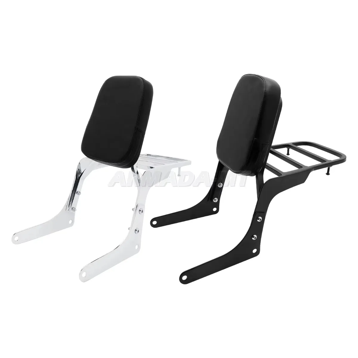 For Honda Rebel 250 CMX250 CMX250C CA250 CA 250 CMX 250 Motorcycle Accessories Passenger Backrest Sissy Bar Luggage Rack Chrome