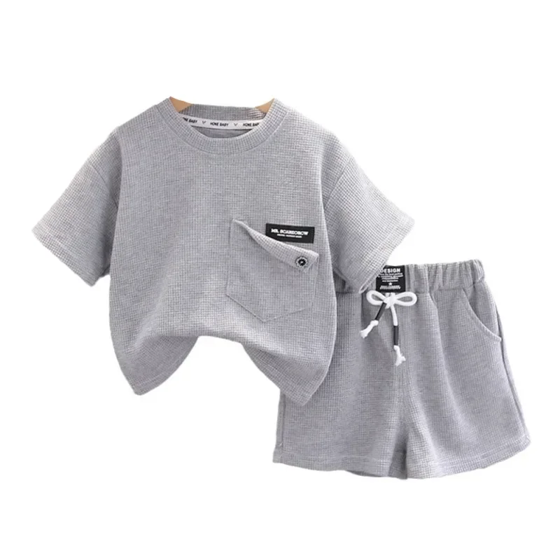 

New Summer Baby Girls Clothes Suit Children Boys Clothing T-Shirt Shorts 2Pcs/Sets Toddler Casual Sports Costume Kids Tracksuits