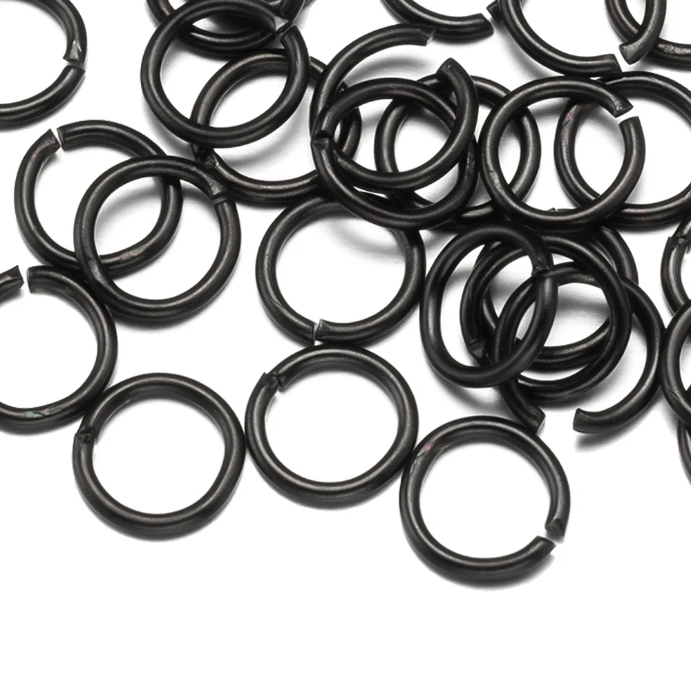 100pcs Stainless Steel Split Jump Rings for DIY Bracelets