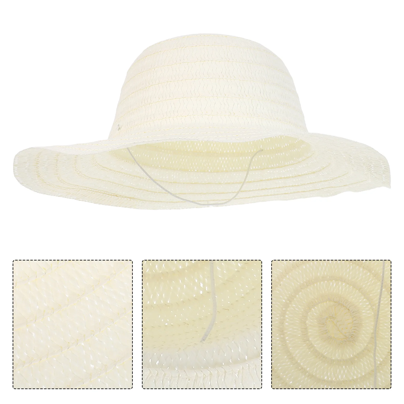 12 Uds. Sombreros de paja en blanco, manualidades Diy para niños y adultos, pintura, sombrero para el sol, fiesta en la playa, traje de jardín, accesorio de ala ancha, conjunto de sombrero de granjero asiático