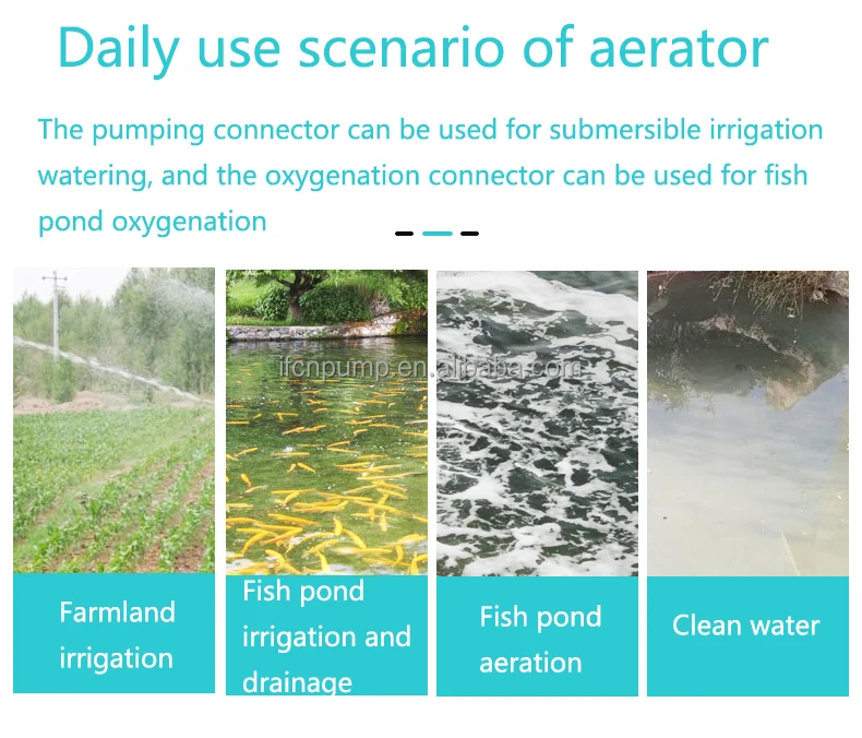 Popular Easy Installation Diving DC96V Brushless Solar Fish Pond Aerator Solar Large Pond Aerator