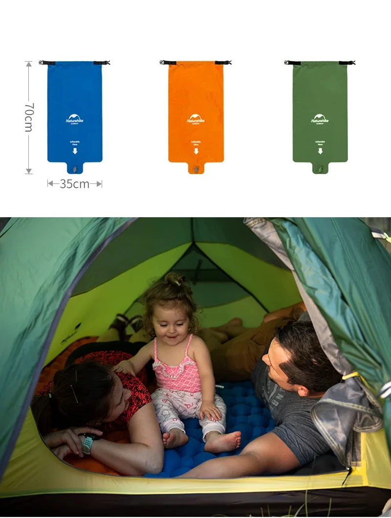 Naturehike FC-10 Camping Aufblasbare Matratze Luftmatratze Ultraleichte Matratze Schlafmatte Nylon Schlafunterlage – Detail 10
