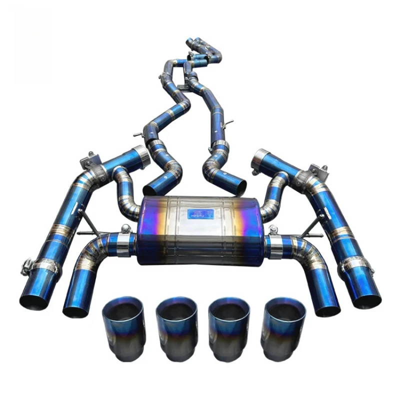High Peormance Titanium Alloy Exhaust System Cat-back Exhaust Pipes for  M2C F87 Exhaust