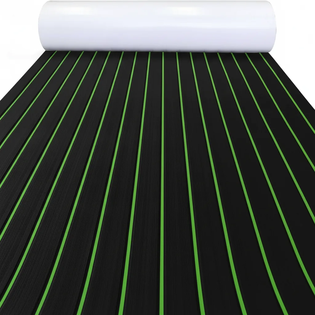 2.4*1.2m Zelfklevende EVA Foam Boot Marine Vloeren Faux Teak Dek Vel voor Jacht kajak diy decoratie materiaal RV Vloermat