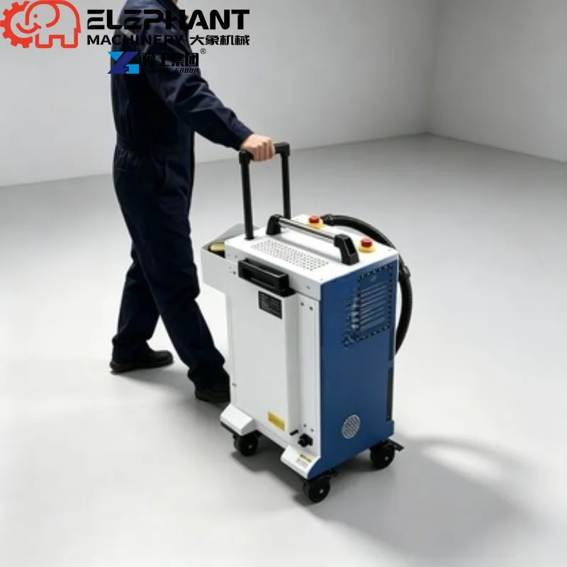 Hot Selling 3000W CW Fiber Laser Cleaning Machine Factory Manufacturer For Metal Rust Paint Oil Grease Stain Removal