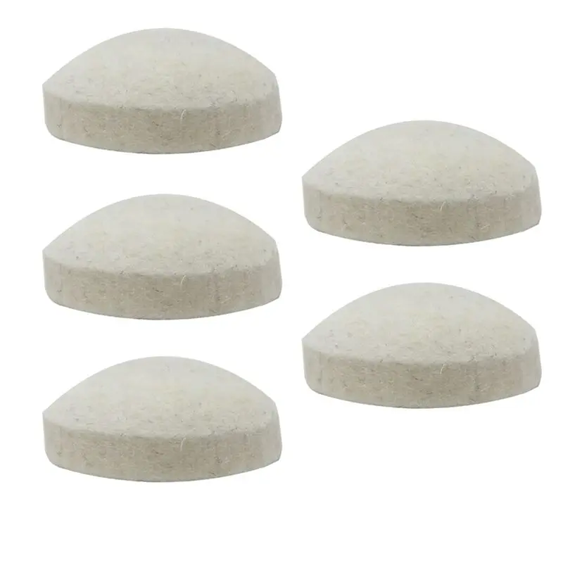 AA67-Drum Hammer Pad White Felt Semi-Circular Hammer Pad Drum Accessories