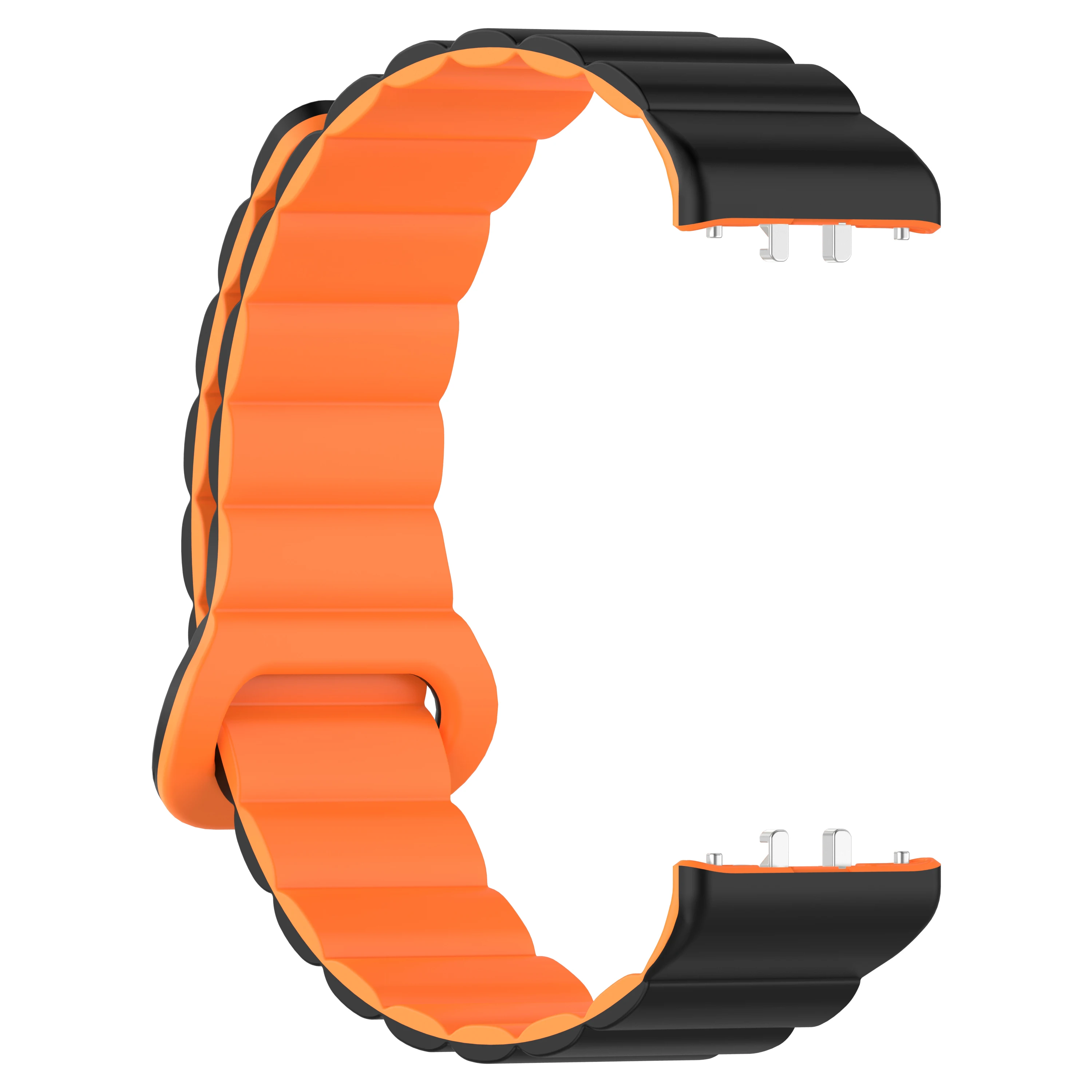 Magnetic Strap for Samsung Galaxy Fit 3 Soft Silicone Reversible Strap for Galaxy Fit 3 Wristband Accessories