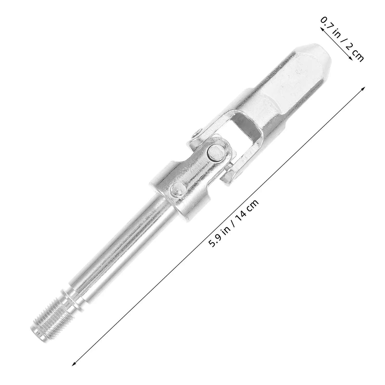 Horizontal Double Pump Jack Direction Joint Trailer Jack Part Steel Drop Universal Shaft Replacement Jacks Shaft