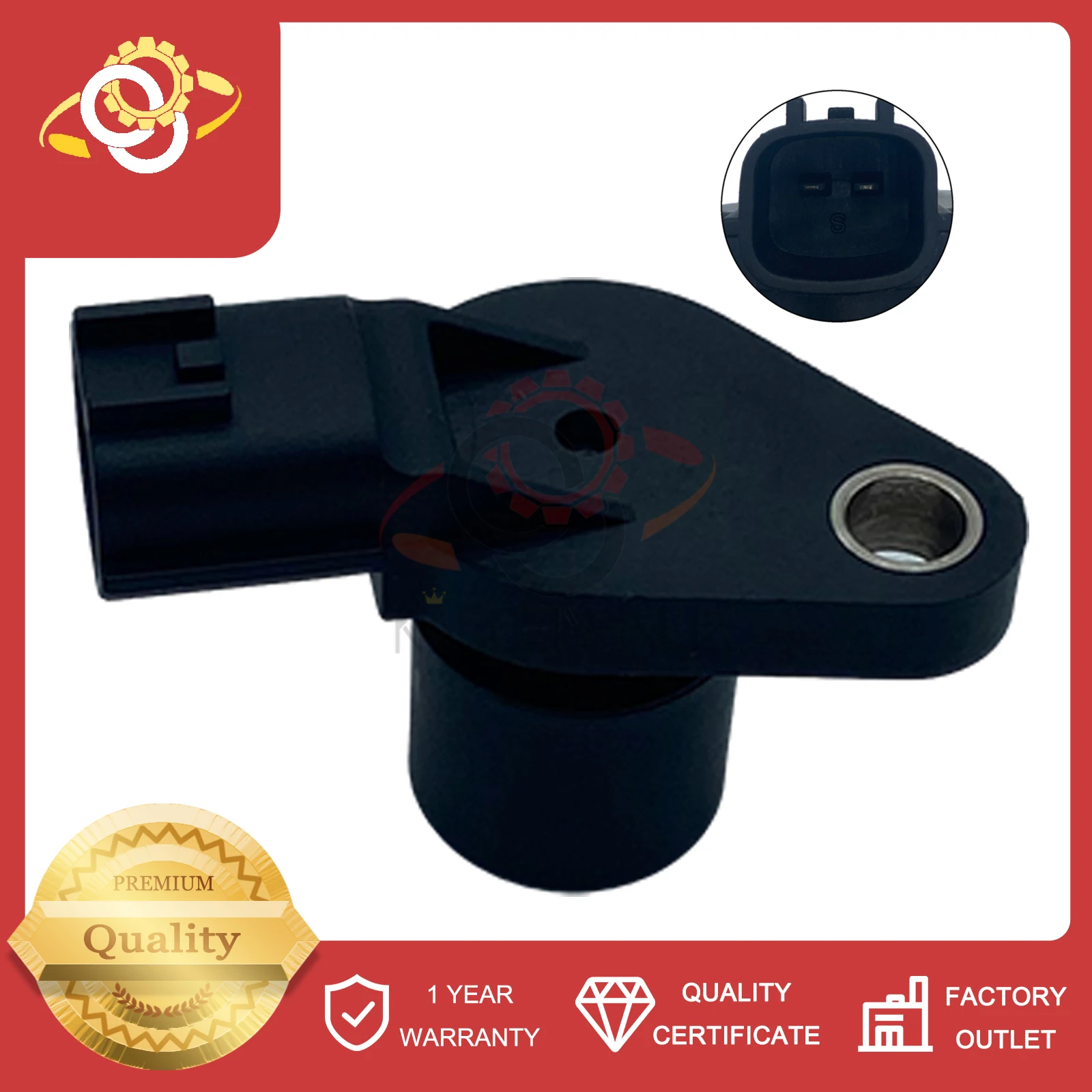 Premium Crankshaft Position Sensor 23731-38U12 23731-38U01 Compatible With Nissan Maxima Infiniti I30 3.0L 1995-2001 Auto Parts
