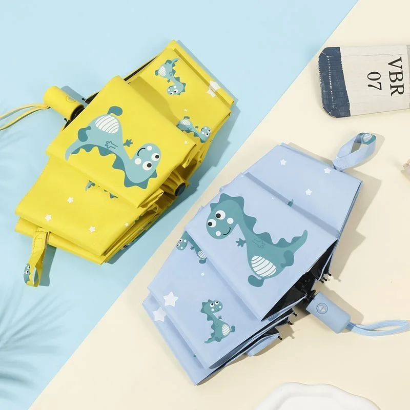 

Cute Dinosaur Umbrella Automatic Umbrella Portable Folding Umbrella sunshade umbrella Business Umbrella For Boys And Girls