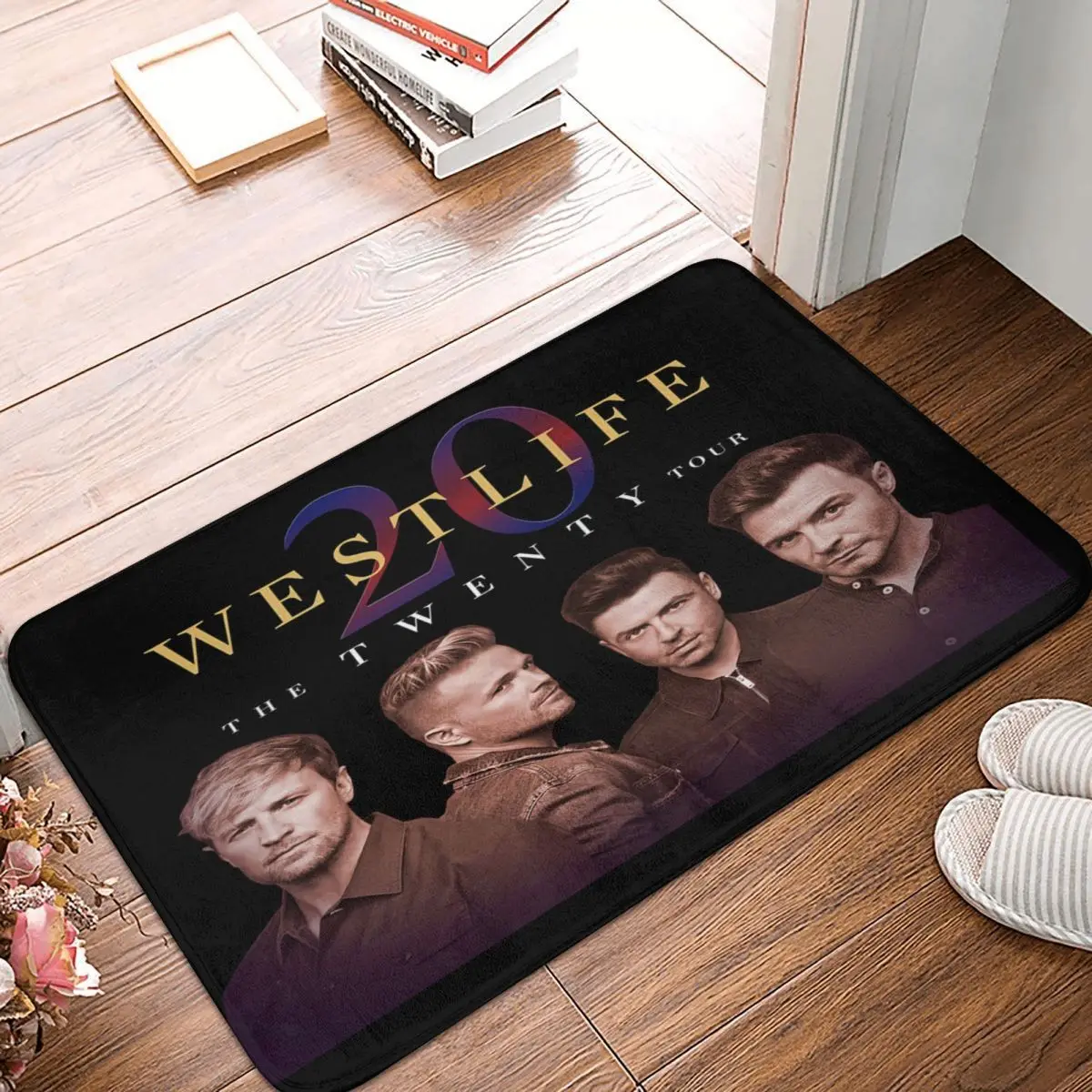 Westlife The Twenty For Double Bed 40x60cm Carpet Polyester Floor Mats Mats Customizable Doorway Home Decor