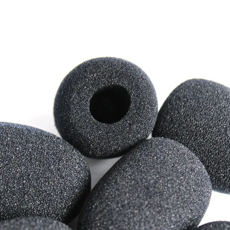 Microphone Windscreen Sponge Cover Headset Mic High-density Sponge Foam Cover Protective Caps Microphone Windscreens