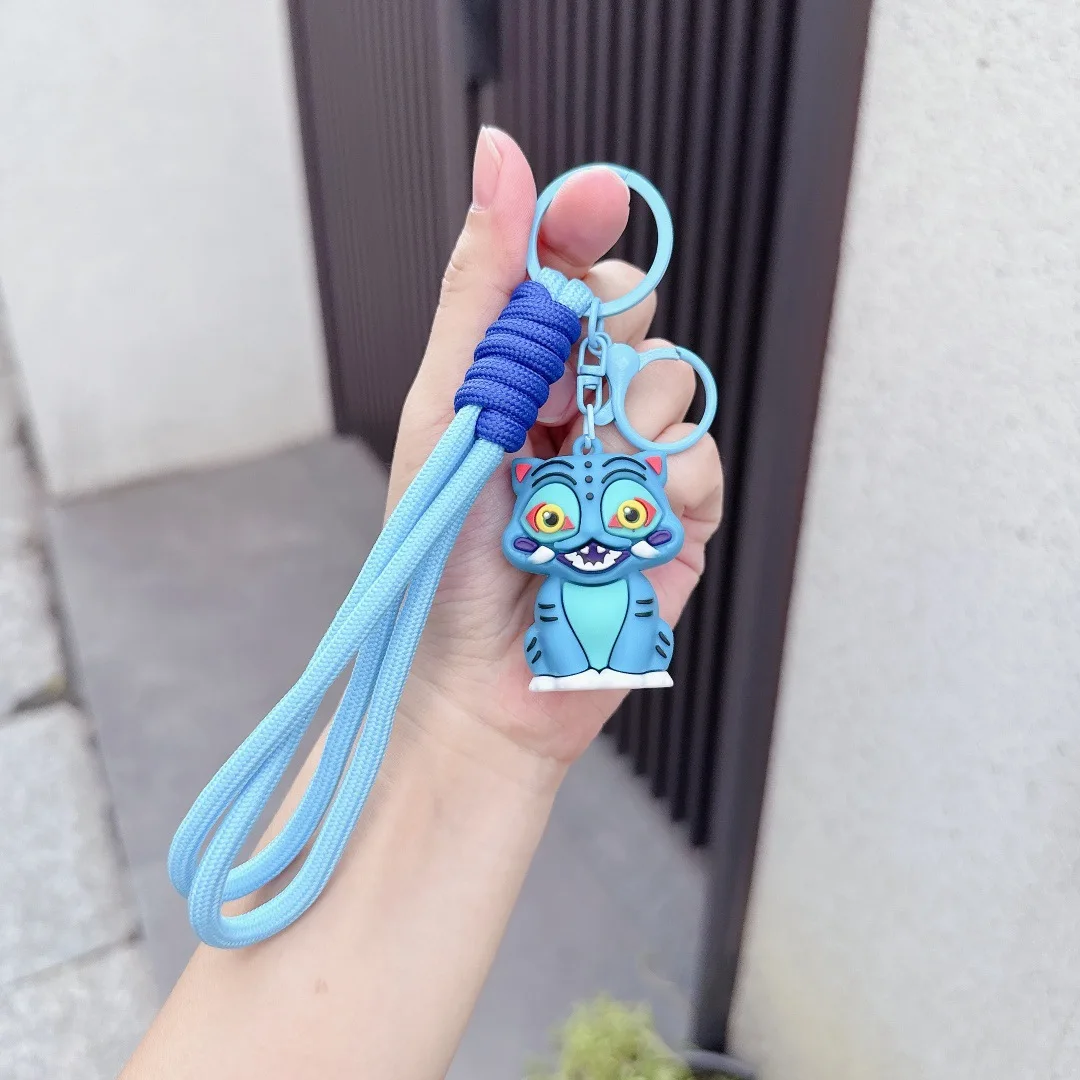 1/4pcs KPOP Demon Hunters Keychain Pendant Drip-molded PVC Material Bag Charm DIY Fashion Doll Accessory New Style Gift