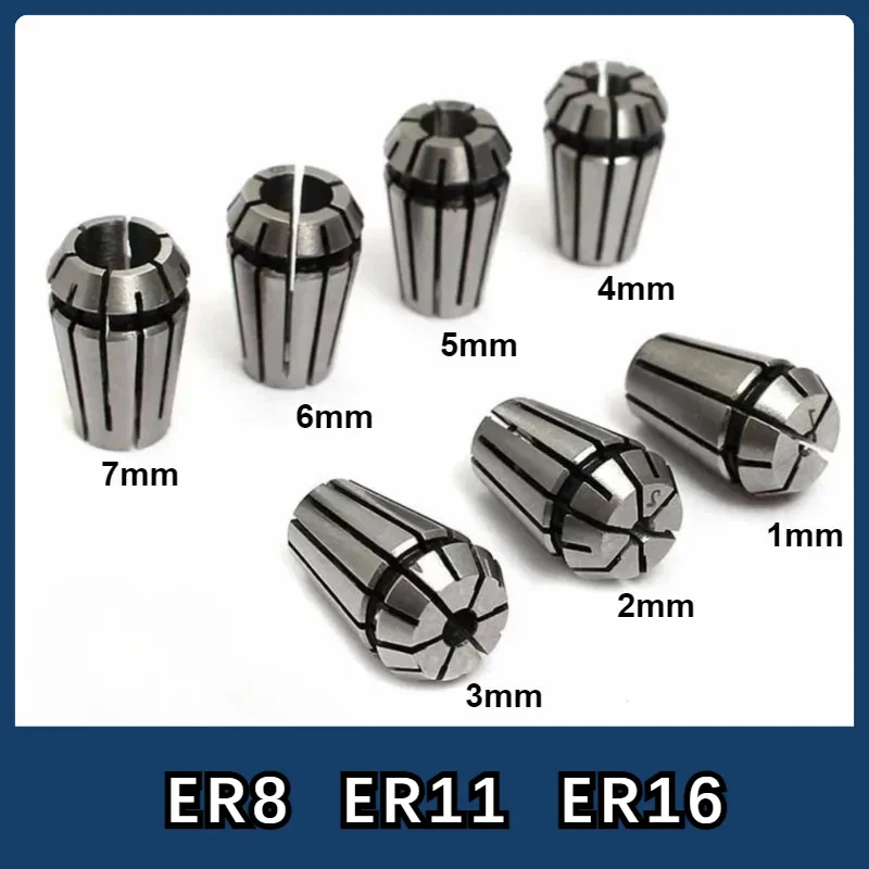 

ER11 ER16 ER20 ER25 ER32 collet chuck set Spring collet for CNC machining center Engraving Machine Lathe Mill Tool