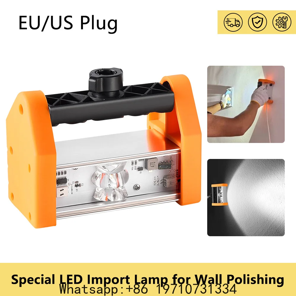 Universal Wall Polishing spotlight LED Import Lamp Transparent Corner Lamp Wall Acceptance Lamp Paint Polishing Auxiliary Tool