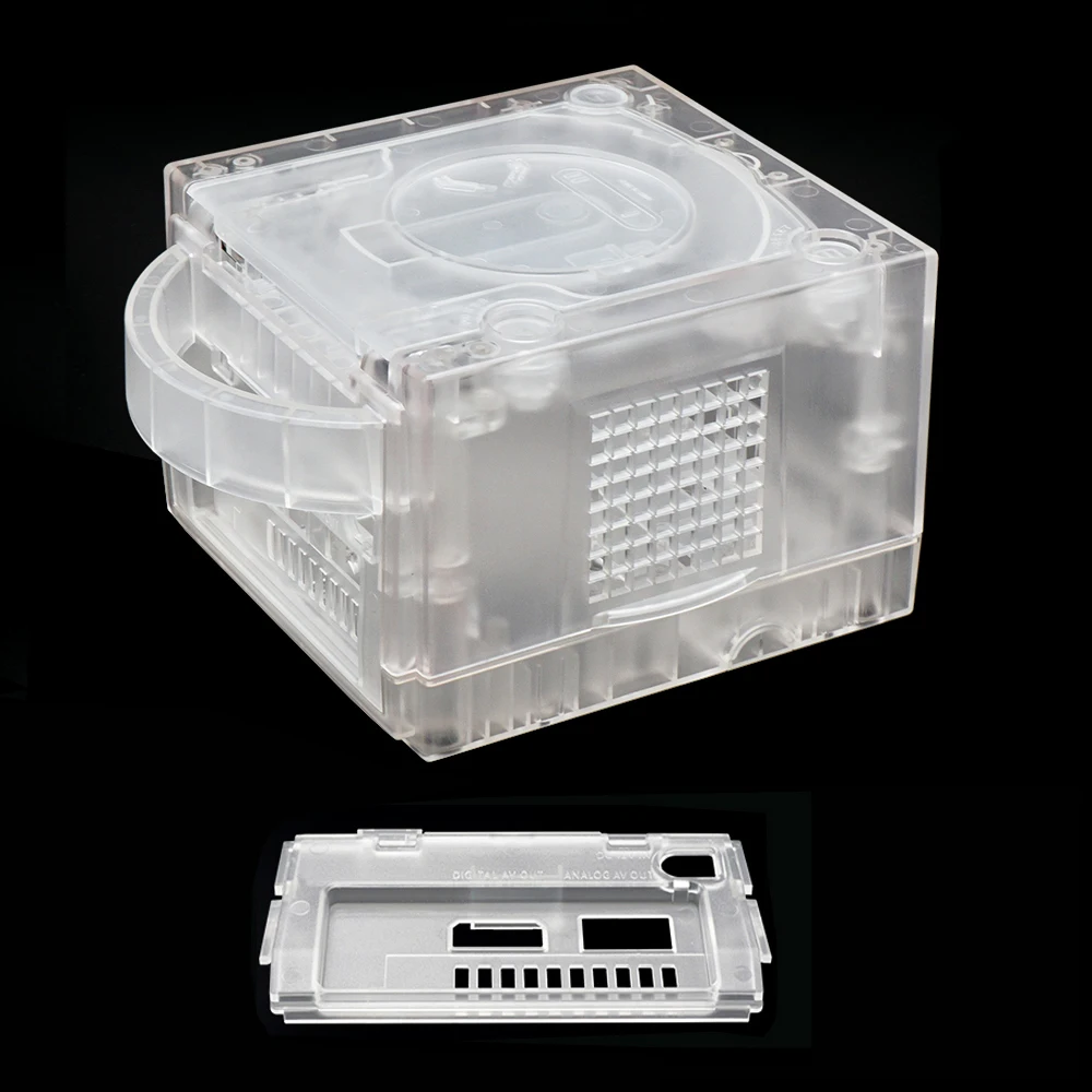 Bitfunx Gamecube NGC vervangende schaal transparante behuizing voor Gamecube NGC GC gameconsole