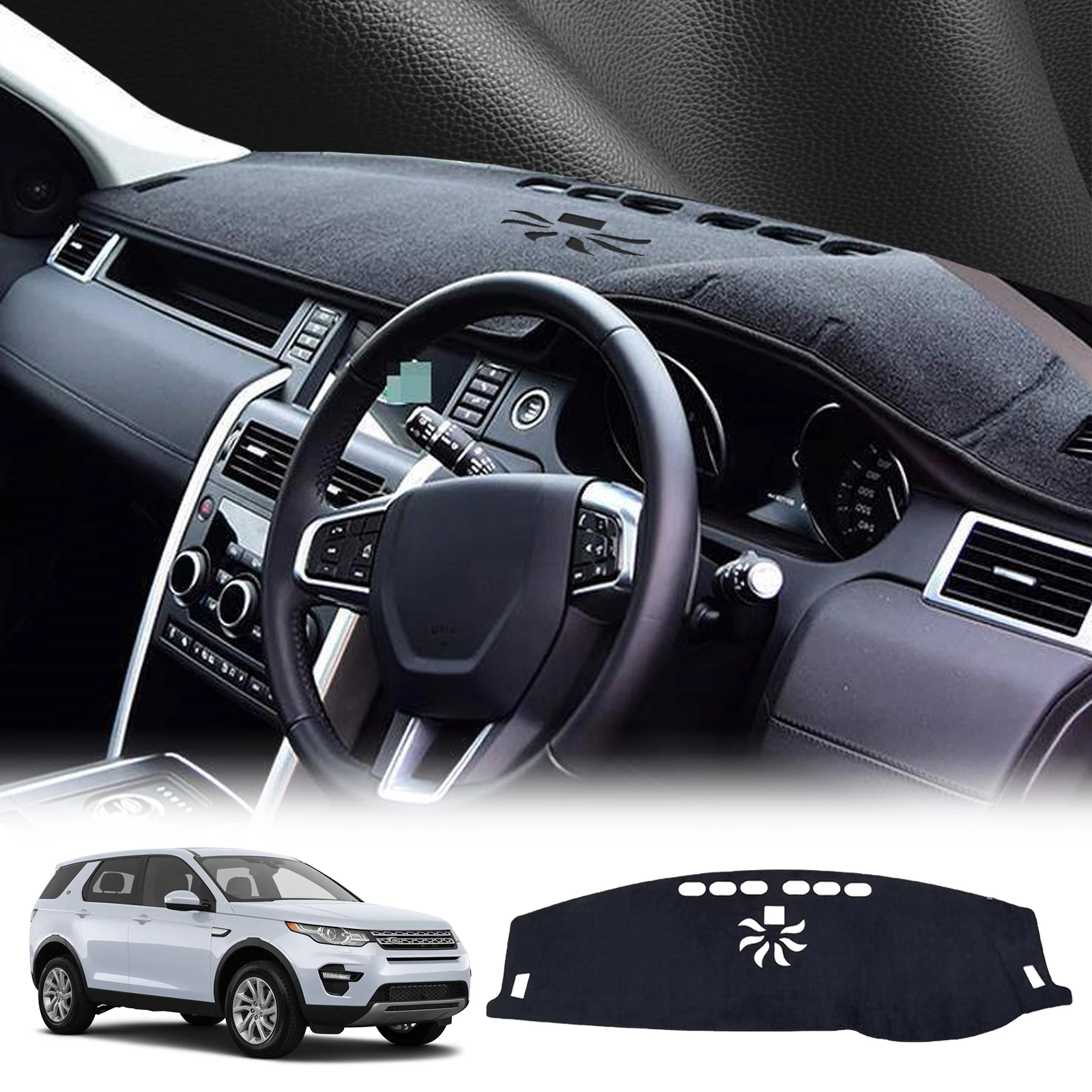 

All-Weather Dashboard Protector for Land Rover L550 2015-2019 - Heat Insulation Anti-Crack Sunshade Cover dashmat Accessories
