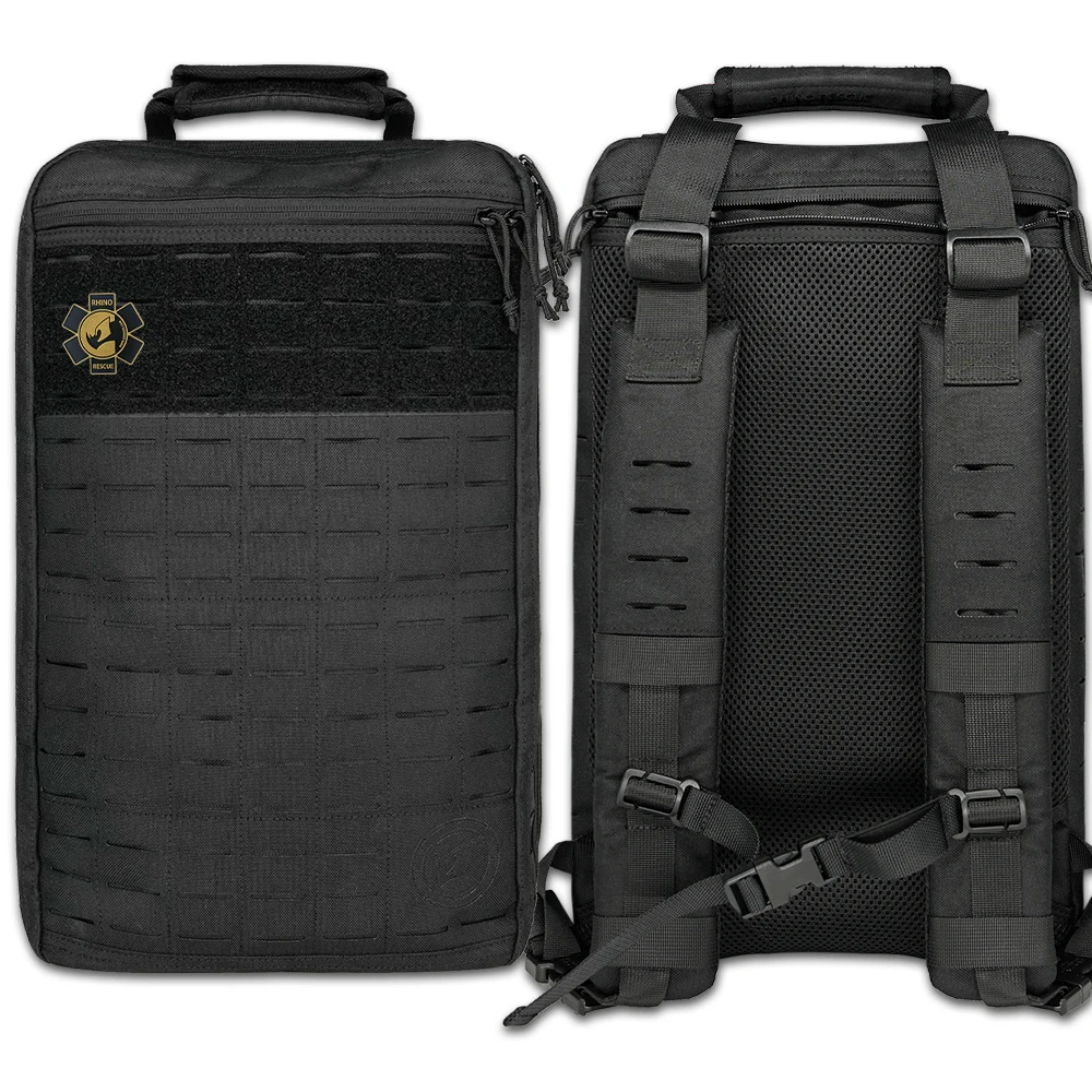 Rhino Rescue Erste-Hilfe-Rucksack, 20 l, 1000D Nylon, taktischer Rucksack, Erste-Hilfe-Trauma-Set, Out-Tasche für Wandern, Camping, R20