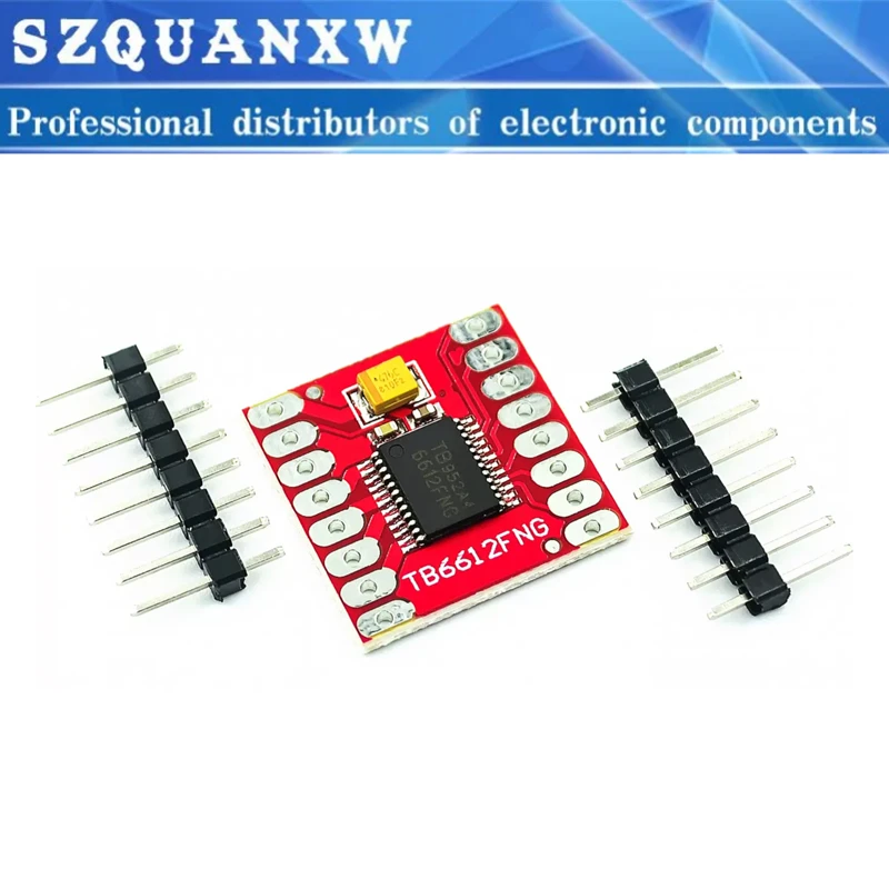 5pcs TB6612 Dual Motor Driver Module 1A TB6612FNG PCB Board for Arduino Microcontroller Better than L298N Electronic DIY