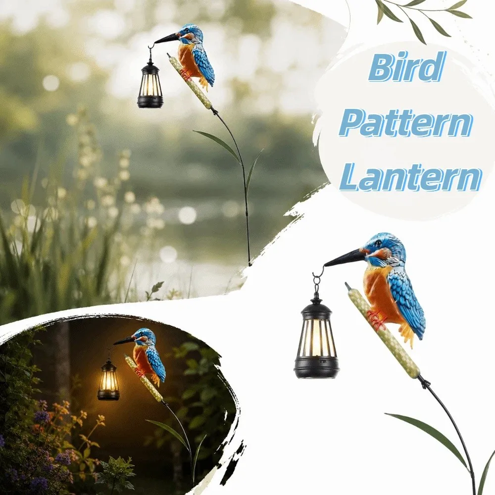

Soft Glow Solar Hanging Lantern Warm Light Solar Energy Decorative Bird Lantern Automatic Lighting Fine Workmanship