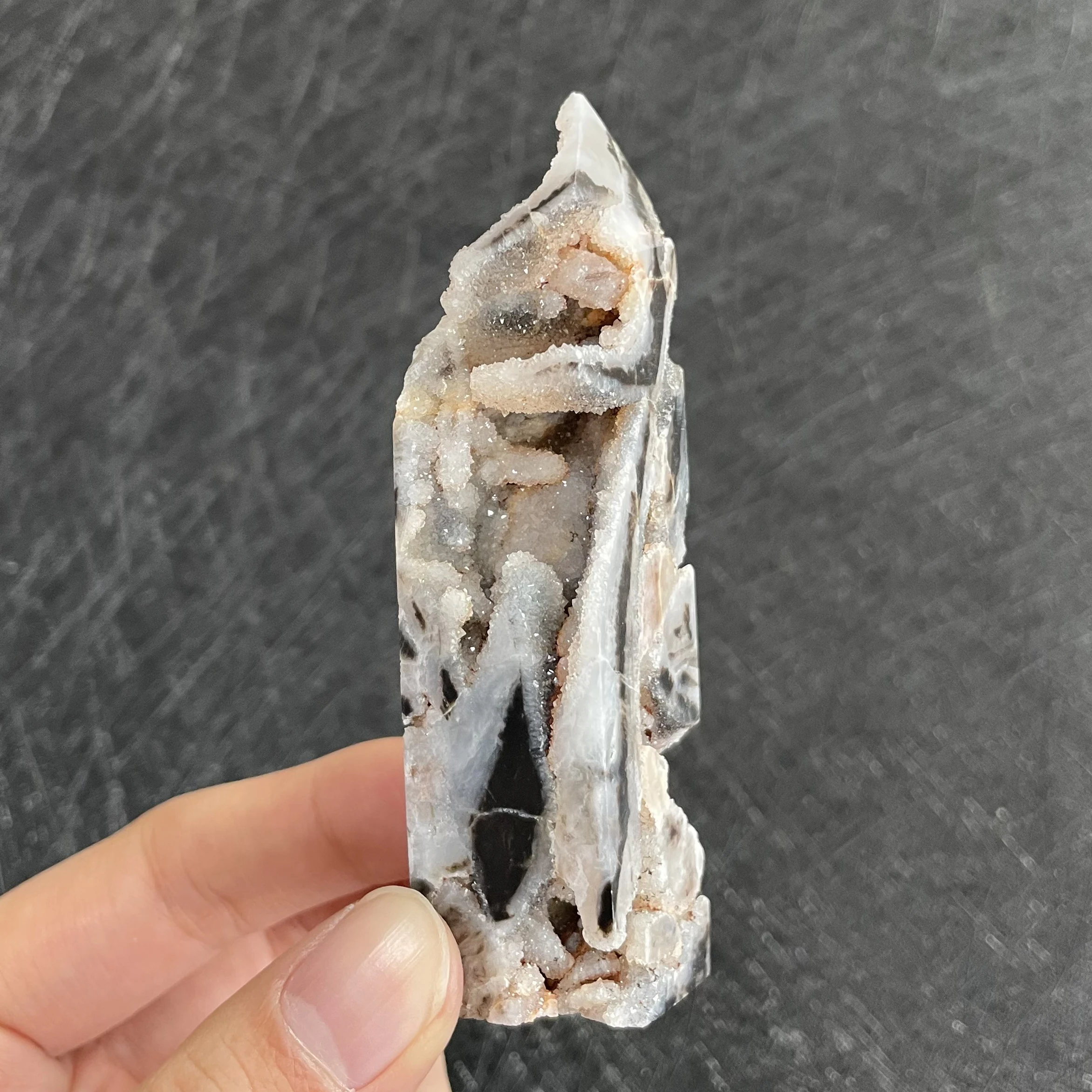 100% Natural Raw Stone Sphalerite Tower Polished Crystal Quartz Geode Wand Piont Decor Divination Healing Gift Reiki