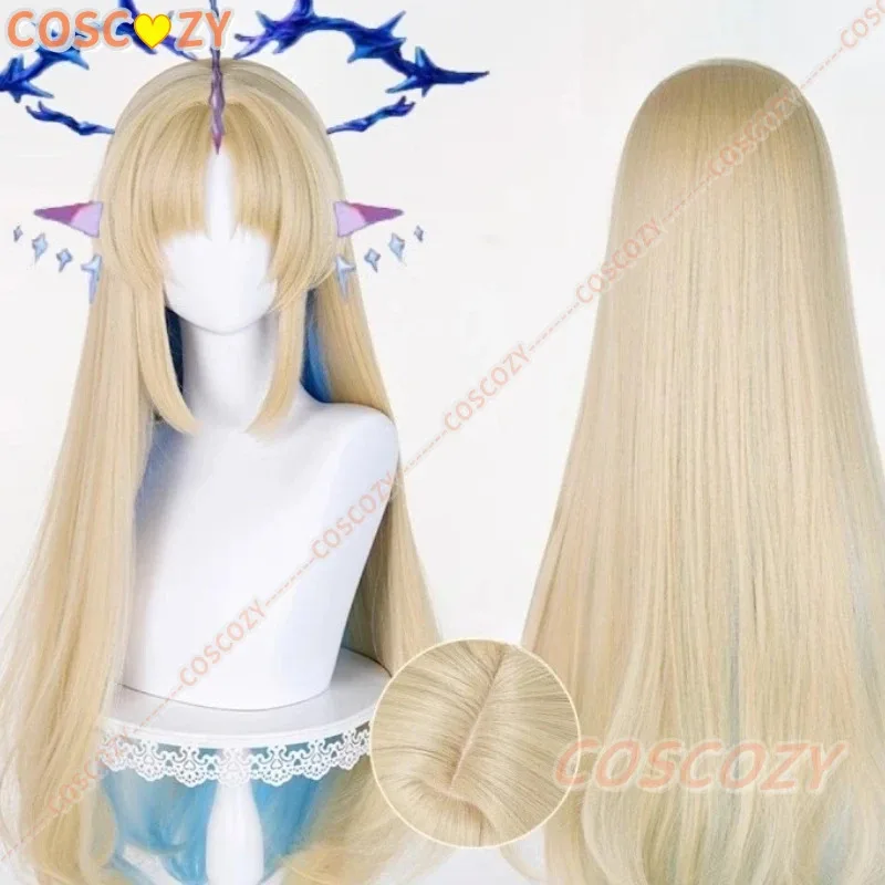 2025 11 Wuthering Waves Fleurdelys Wig Cosplay Rambut Panjang Cartethyia Rinascita Wig Pesta Halloween untuk Wanita Gadis Ca