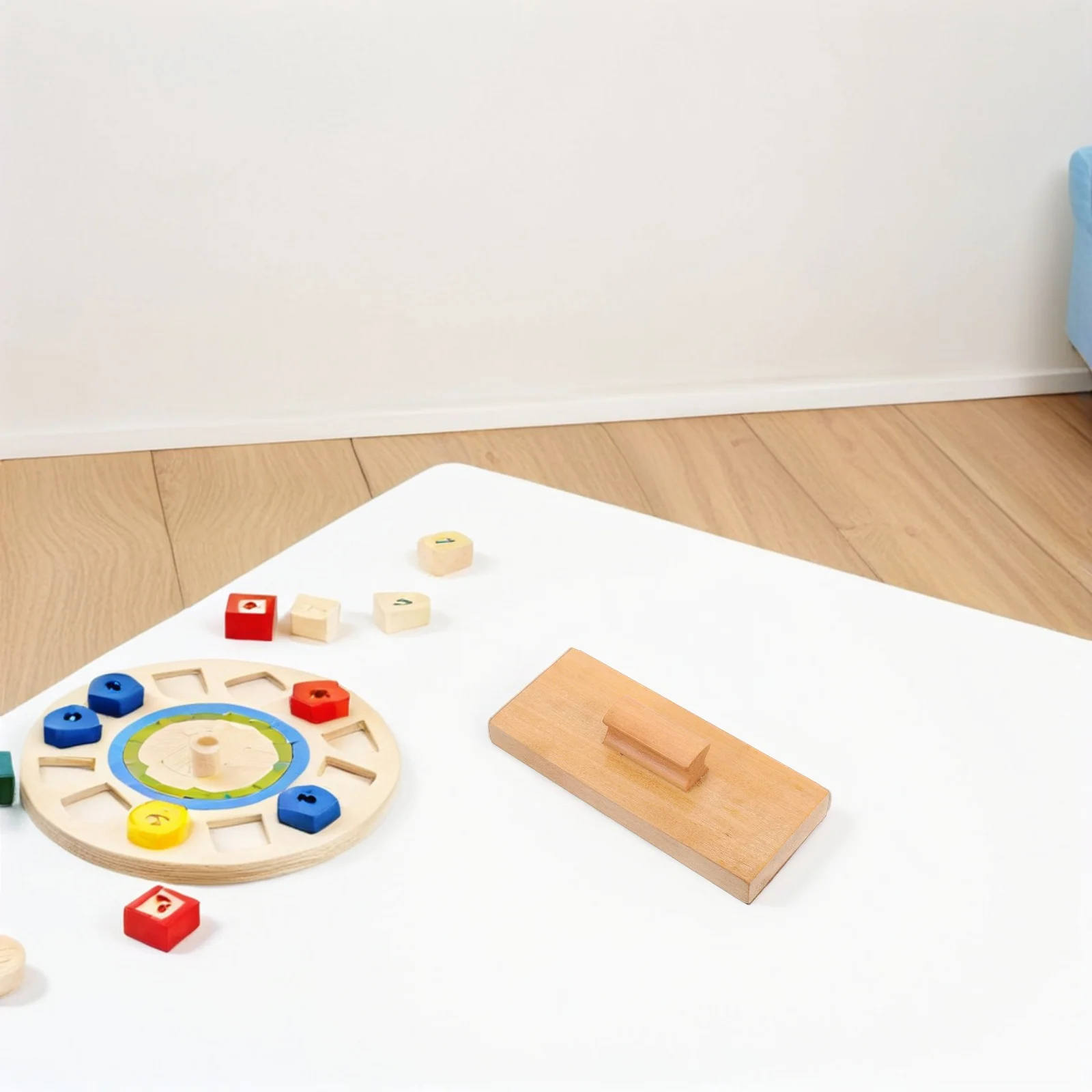 

4Pcs Wooden Sandpaper Rhythm Block Professional Percussion Instrument for Music Education Kindergarten Outdoor Use Easy