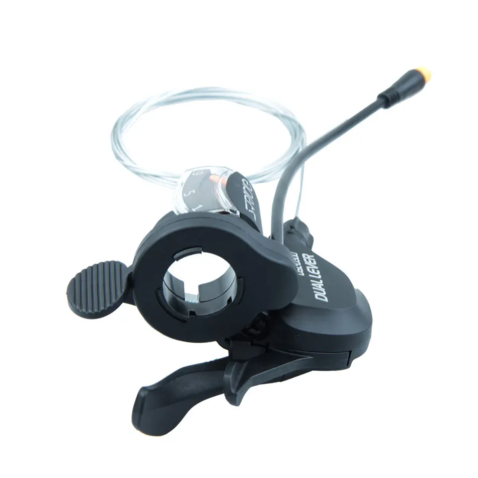 

Переключатель скоростей S-RIDE SL-D300 правый, 8-9 скоростей, с раздельным дисковым механизмом и 3-контактным водонепроницаемым разъемом для электровелосипедов и горных велосипедов