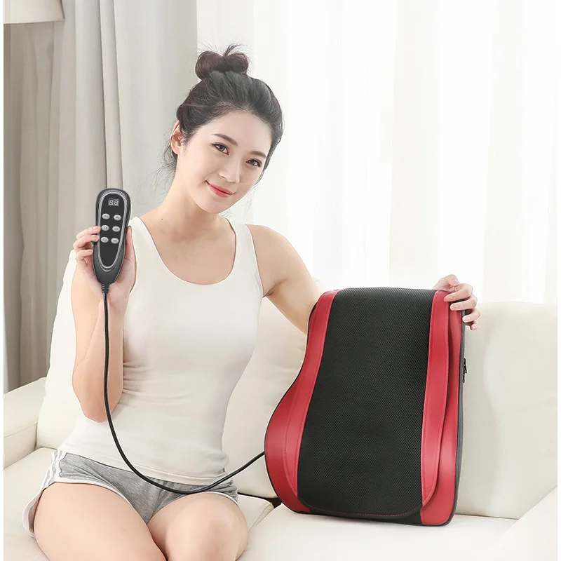 

S-shaped neck massage pillow multi-function back waist massager massage cushion chair cushion cushion for leaning on of househol