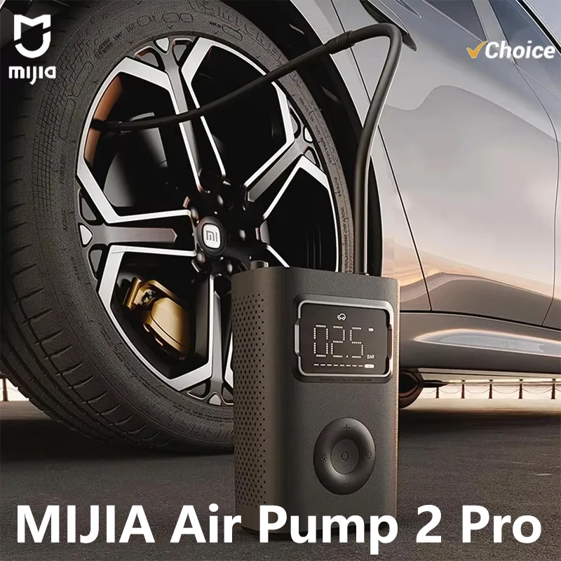 New MIJIA Air Pump 2 Pro Portable Electric Air Compressor Mi Inflatable Treasure 150psi High Pressure Motorcycle Car Soccer CN