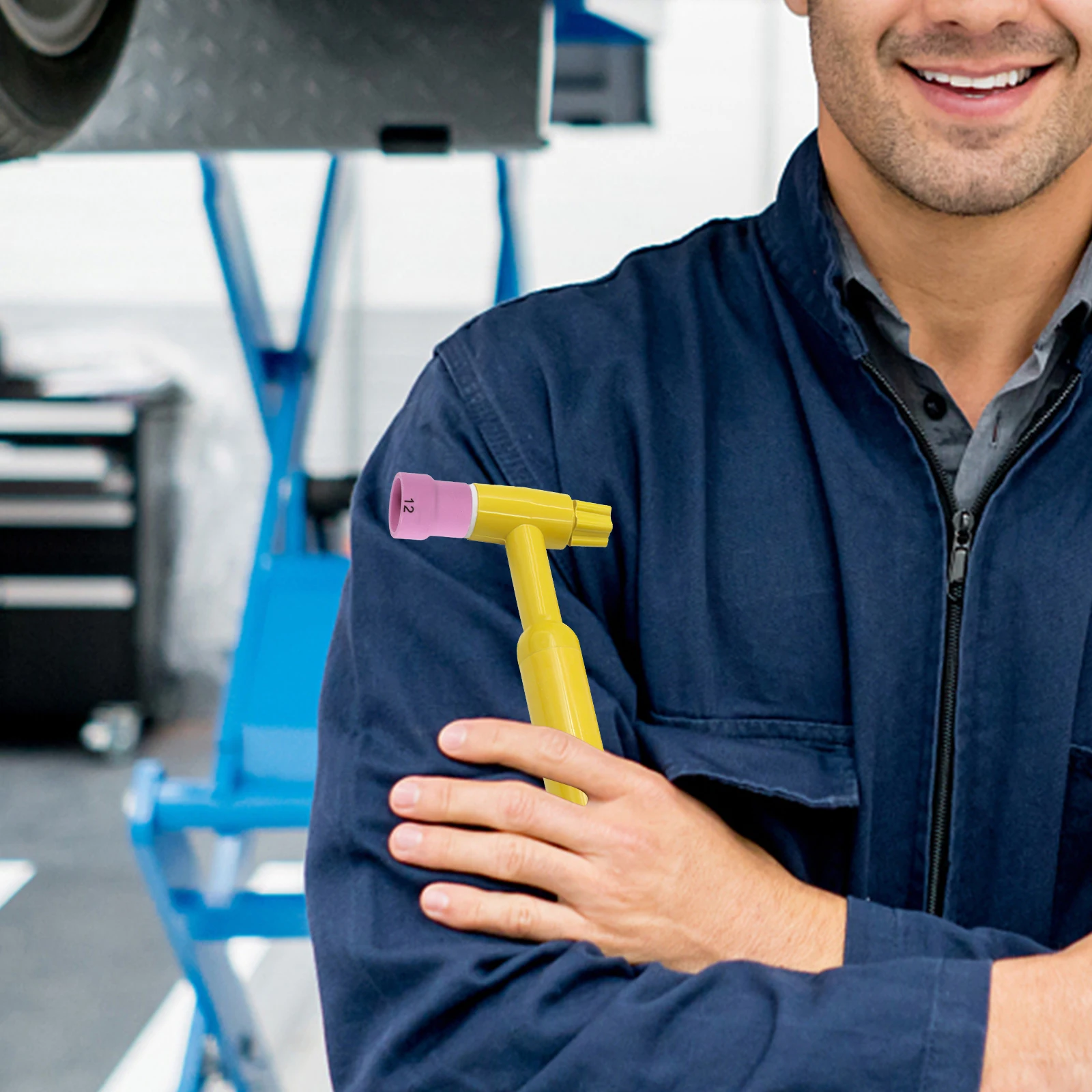 

2Pcs Tig Cup Replacement Large Diameter Ceramic Welding Cups Heat Resistant Tig Gas Nozzle Shield Cup Accessory for Welding