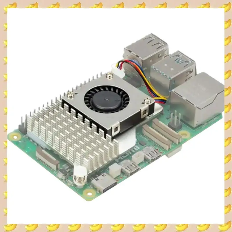 

For Raspberry Pi Generation 5 Pi 5 Cooler Raspberry Pi Active Cooler With Fan Cooling Multifunction Cooler Easy Install