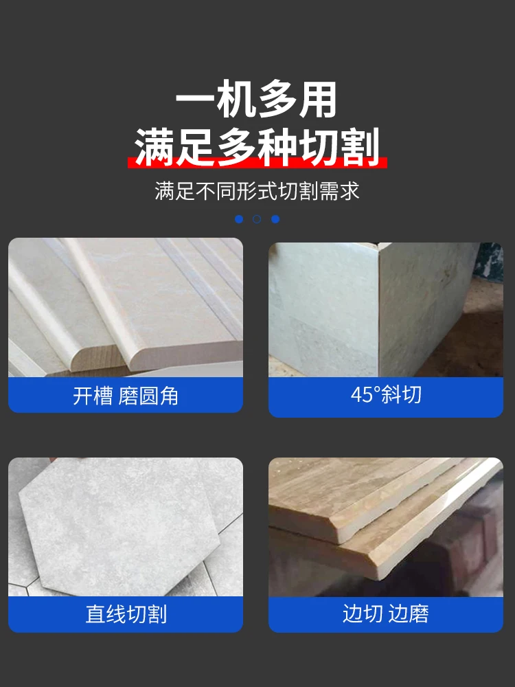 FOR M Ceramic Tile Cutting Machine Multi functional Desktop Water Cutting Knife Stone Floor Brick Rock Plate Slotting