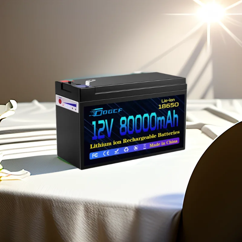 

18650 3S2P 12V 50000mah Original Lithium Ion Battery DC 12.6V 50Ah Rechargeable CCTV, Camera Monitor Replacement Battery+Charger