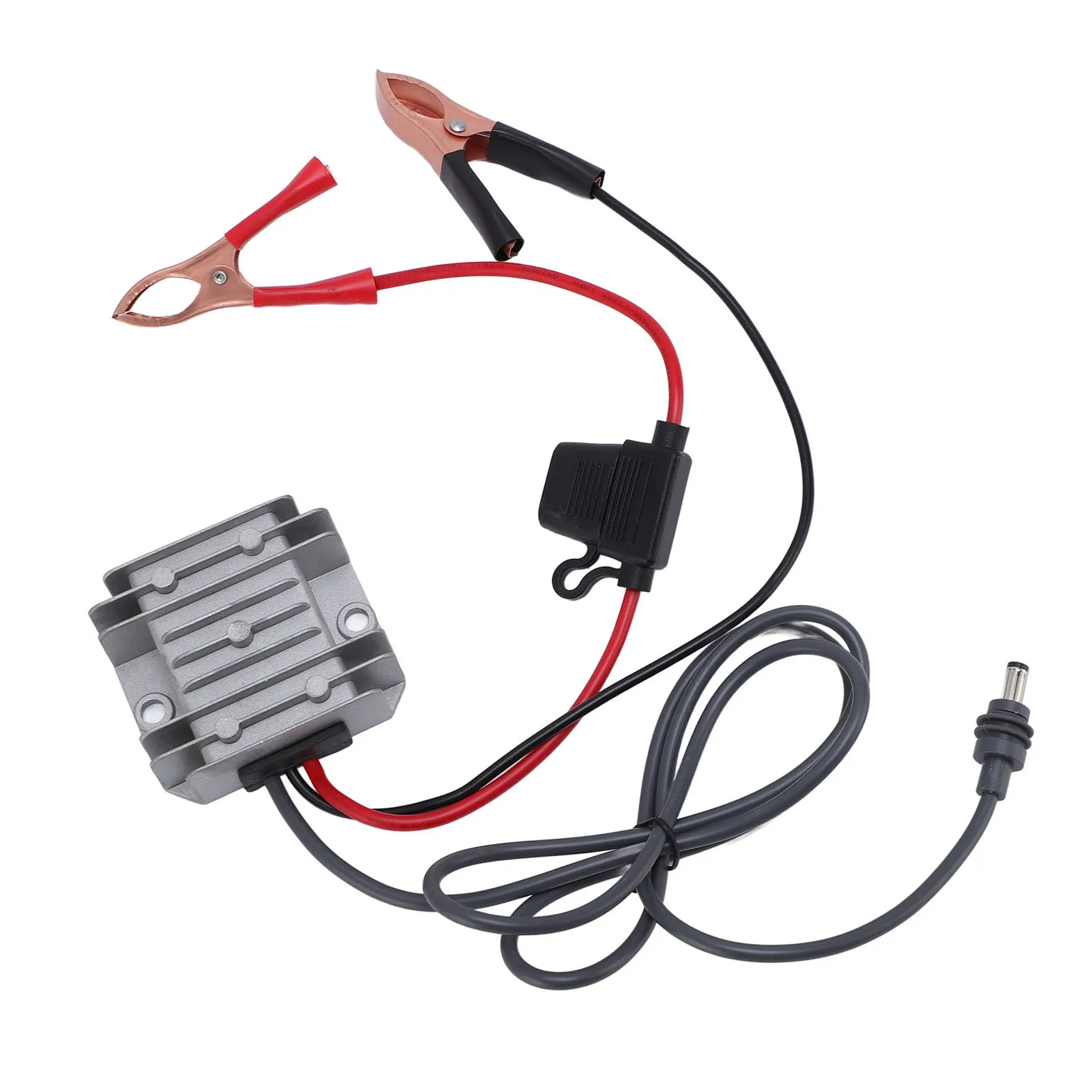 Satellite Power Converter IP68 Rain Proof Step Up Converter Power Cord Rugged Portable Easy Installation 3.2ft Length for Home