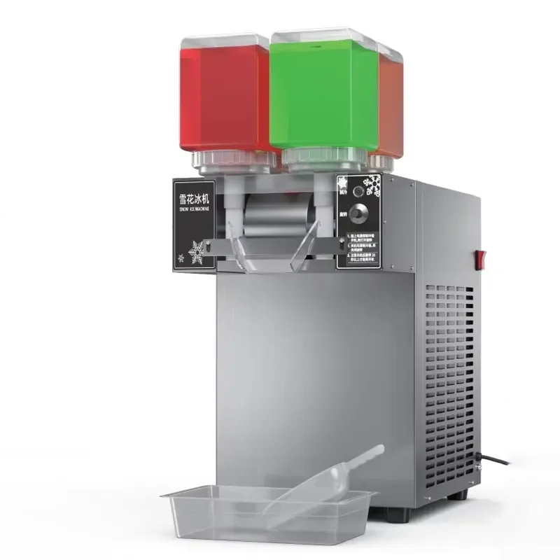 Coffee Shop Korean Kakigori Mesin Bingsoo Snow Snowflake Flake Cream Crusher Maker Make Shaved Ice Shaver Bingsu Machine