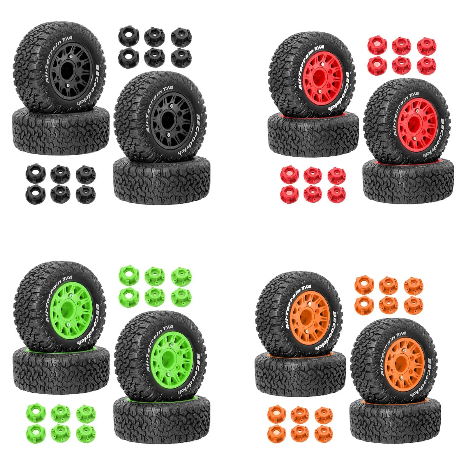 

4 модели DIY запасные части DIY Accs, простая установка, обновленная замена, RC колеса, прочный аксессуар для 1/10 727