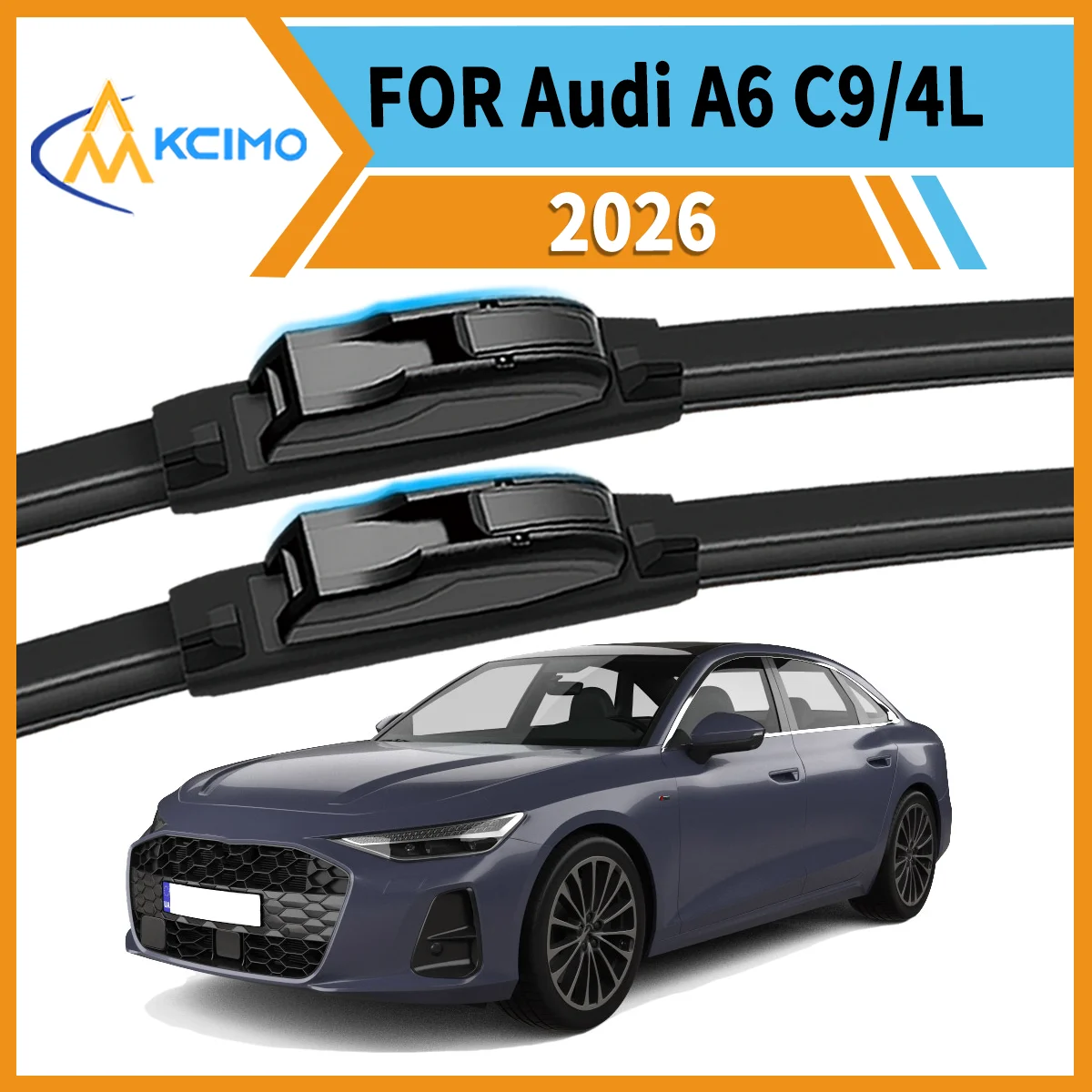 

Essential Upgrade 2PCS Windshield Wipers for Audi A6 C9 2026 All-Weather Performance Smudge-Free Clean Maximum Safety