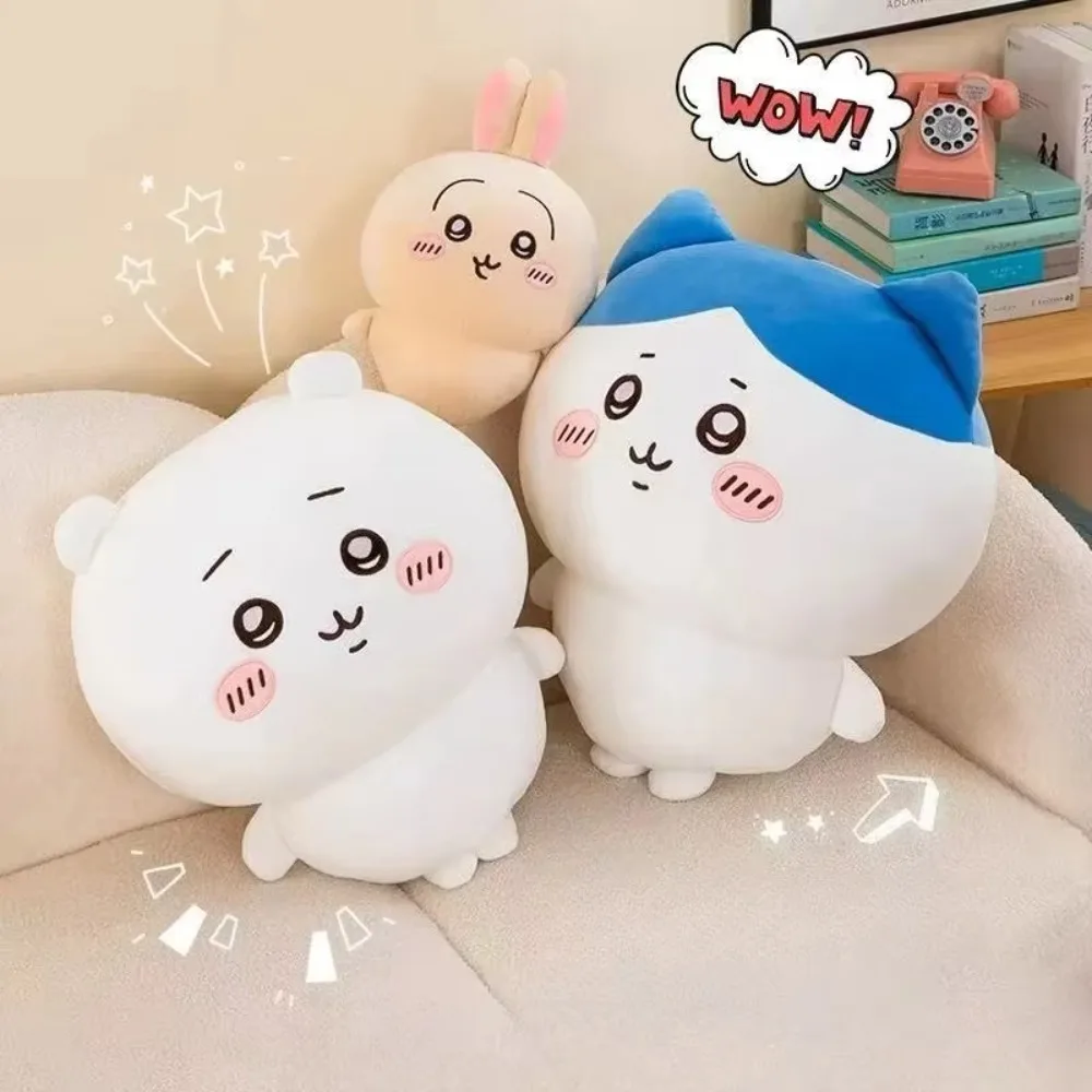 Usagi Plush and Keychain Toy Chiikawa Kawaii Stuffed Animal Pillow Cushion Gift for Fans Super Cute Soft Doll