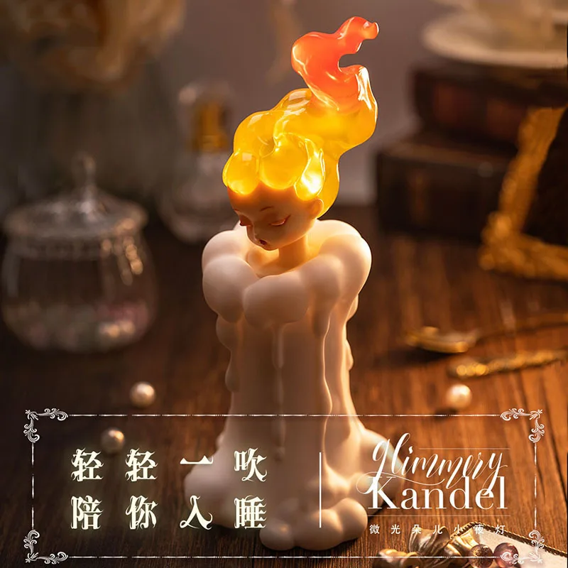 

Candle Girl Candle Tide Play Luminous Decoration Gift New Strange Shimmer Duo'er Small Night Lamp