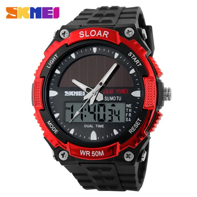 Skmei Men\'s Fashion Solar Watch Waterproof Electronic Watch Outdoor Sports Men\'s Watch Student Watch 1049