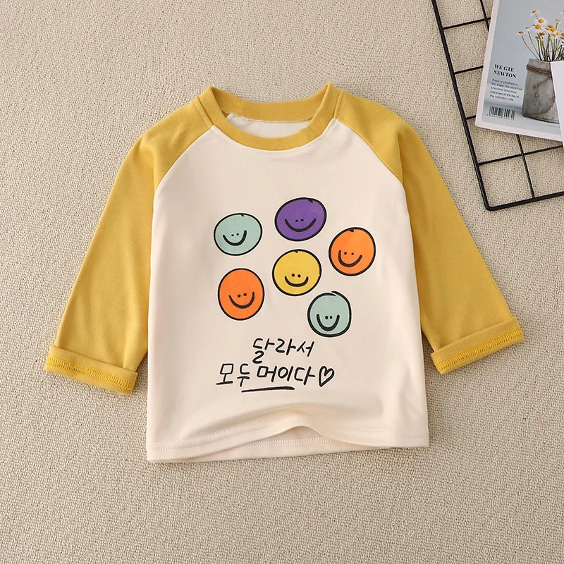 kids clothes Children\'s Clothing Boys Girls T-Shirt Cartoon Tops Long Sleeve Baby Clothing Autumn Winter  Print Sweatshirt