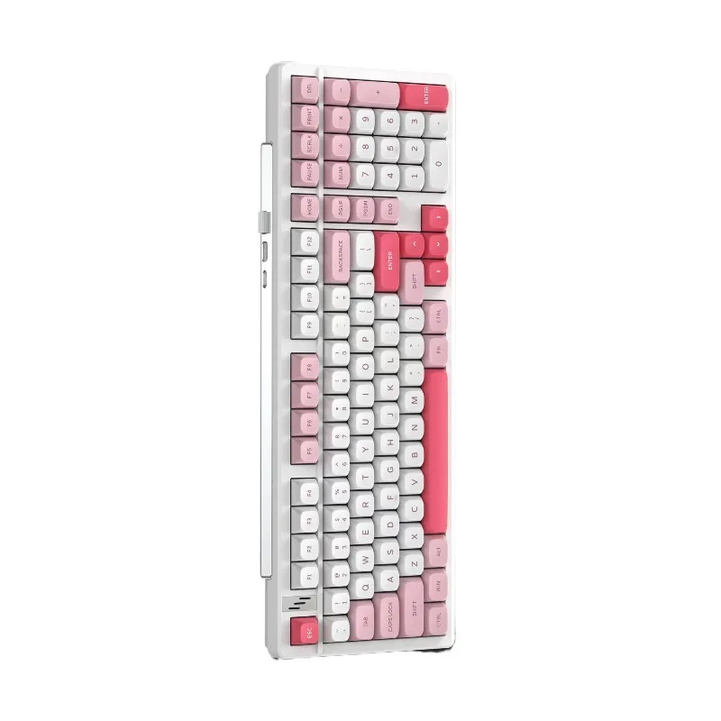 Mechanical keyboard gasket structure full key hot swappable RGB three mode gaming keyboard