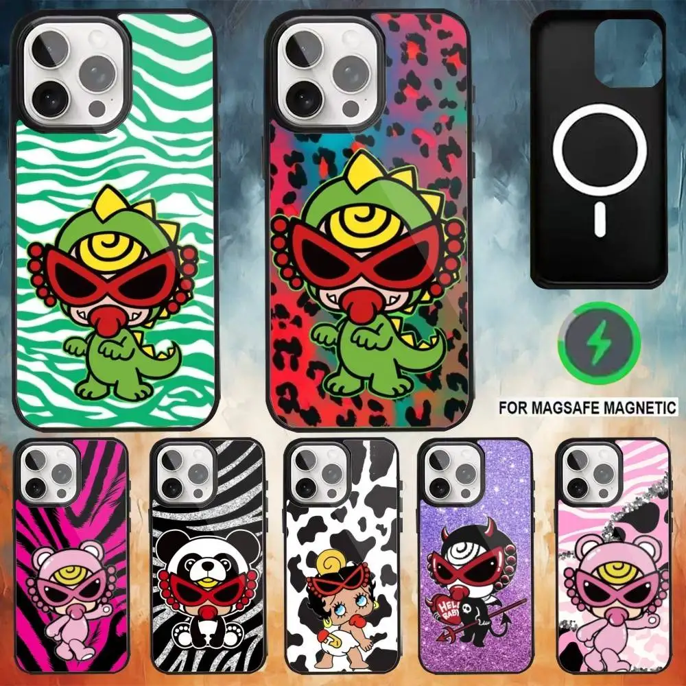 

H-Hysteric M-Mini Phone Case For iPhone17,16,15,14,13,12,11 Plus,Pro Max Magnetic Magsafe Wireless Charging