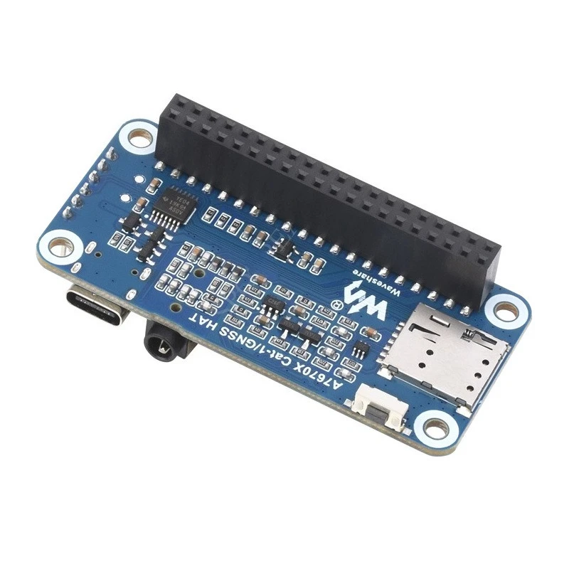 For Raspberry Pi A7670E Expansion Board LTE Cat-1 GSM GPRS GNSS Module Support 2G IoT HAT